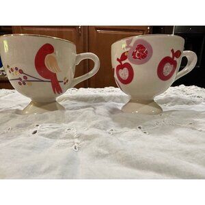 Anthropologie pedestal Mugs